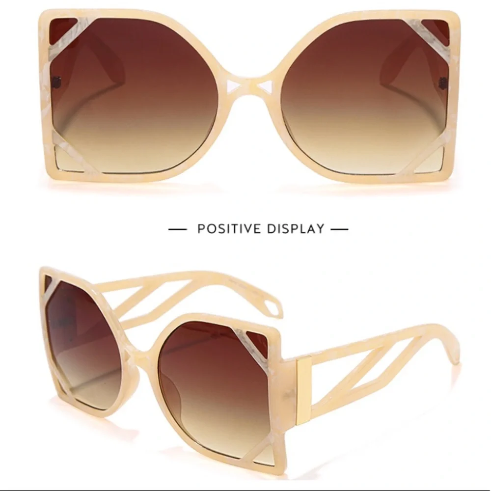 🆕 Square Oversized Retro Sunglasses